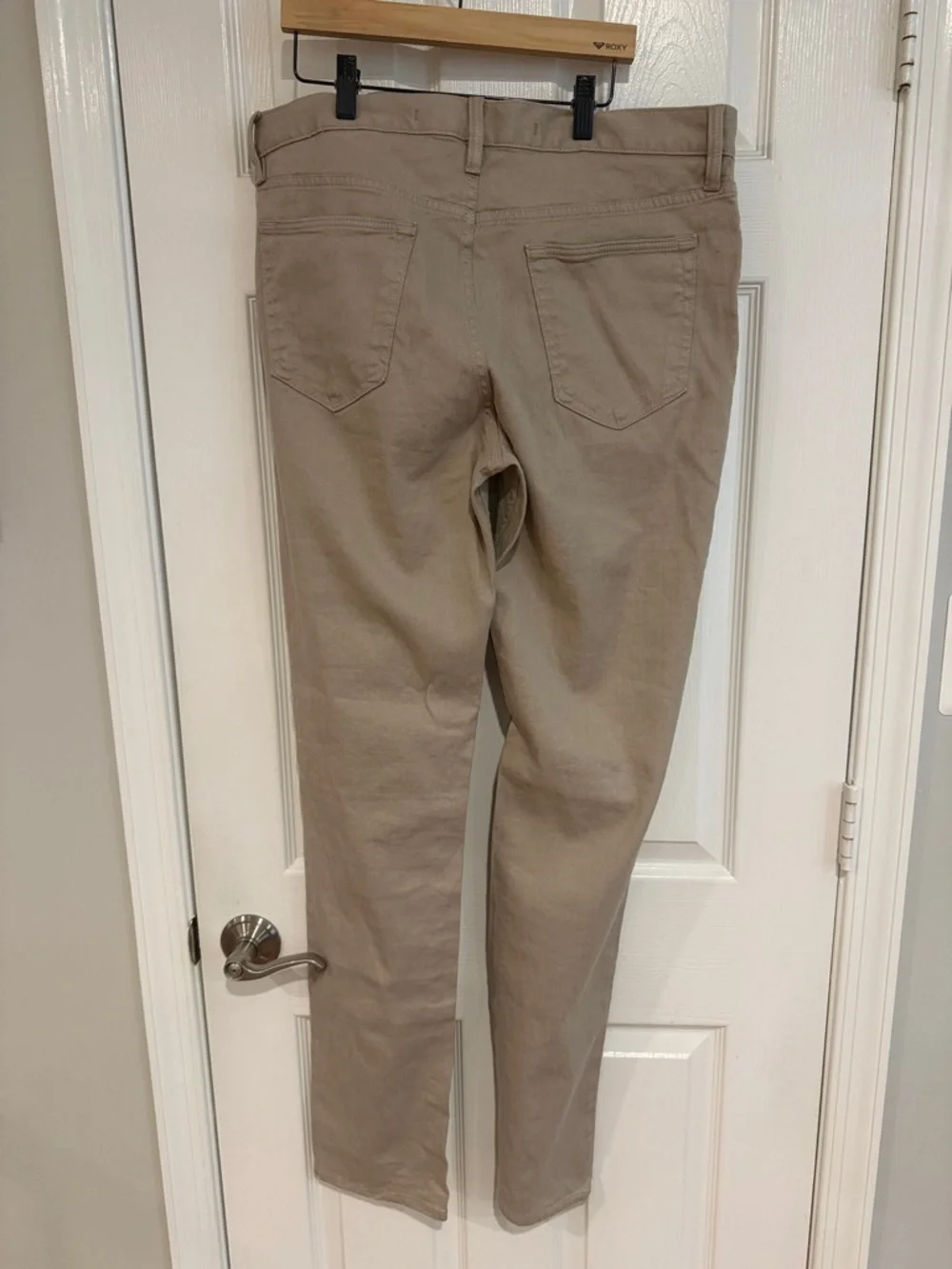 Banana Republic Men's Tan Linen Traveler Casual Pants
